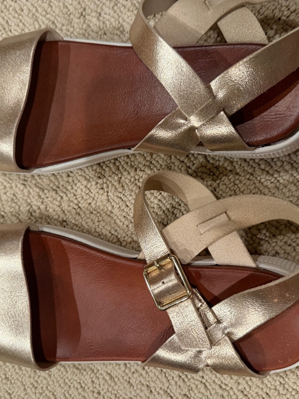 MIA, Rose Gold Sandals, 81/2